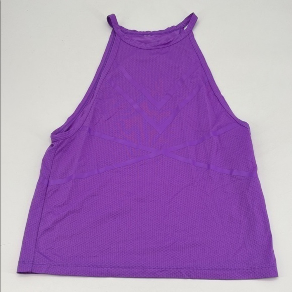 Lorna Jane purple high neck tank size small no tag-
